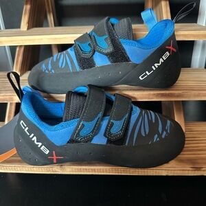 Blue and Black Sneakers